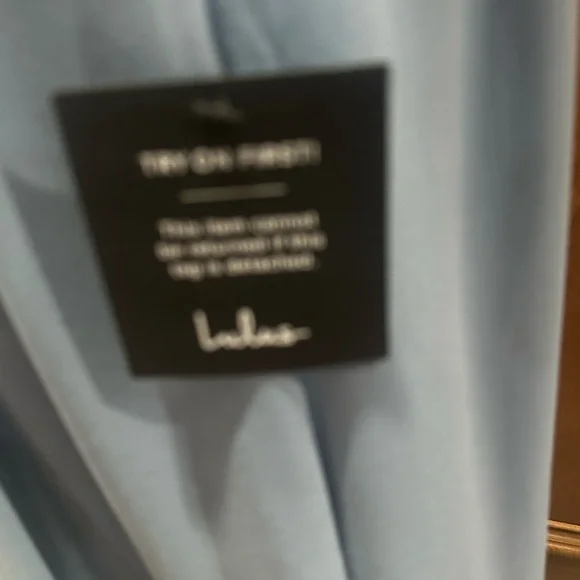 NWT SIZE XS Lulu's Elegant Blue Maxi Dress - Picture 7 of 12